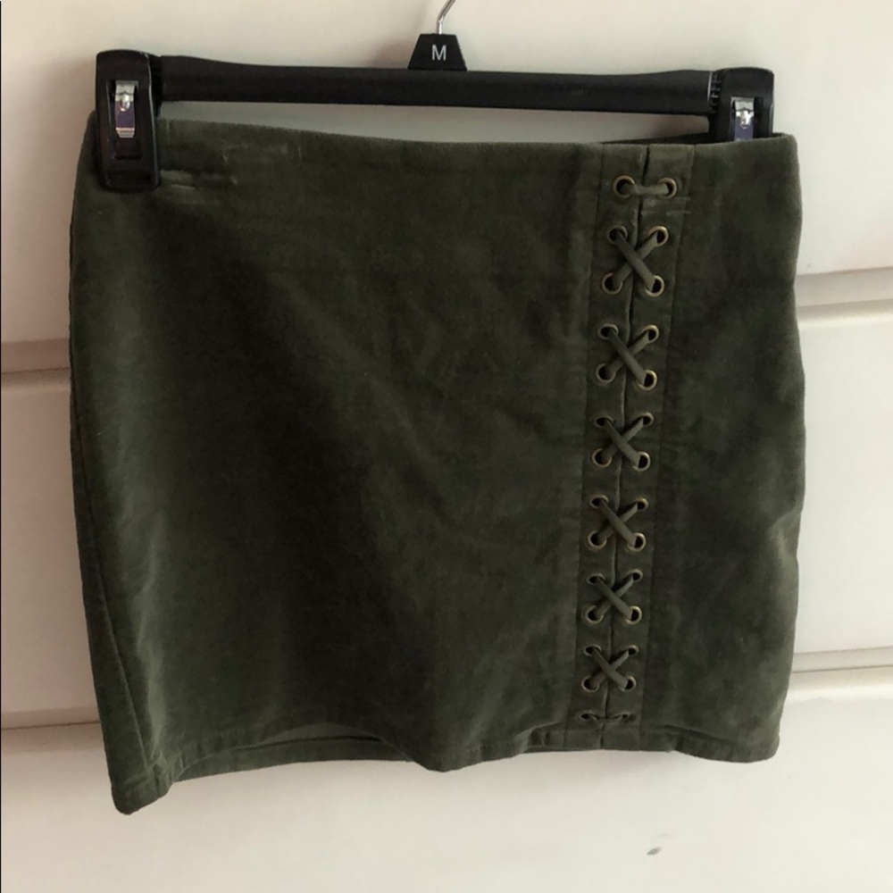 Army green shirt